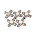 thumbnail image 1 of Divisor de cable coaxial tipo F de 4 vías, combinador hembra a 4 hembra, plateado, 1 of 8