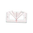 thumbnail image 3 of Herramienta de alineación de guía de regla de camiseta portátil, herramienta de medición, regla de costura multipropósito de camisetas de todos los perfecl regla de calibración, 3 of 7