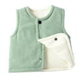 thumbnail image 1 of Gibobby Chamarra niñoNiños niño bebé niños niñas sin mangas Patchwork abrigos de invierno chaqueta chaleco prendas de vestir exteriores(Verde, 12-18 Meses), 1 of 5