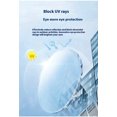 thumbnail image 5 of Mens Square Sunglasses UV400 Protection Fashion Toad Glasses Full Frame PC Lens Retro Eyewear Driving Outdoor Versatile, 5 of 6