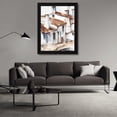 thumbnail image 3 of Ethan Harper 19x24 Black Modern Wood Framed Wall Art Titled - White Cottages I, 3 of 6