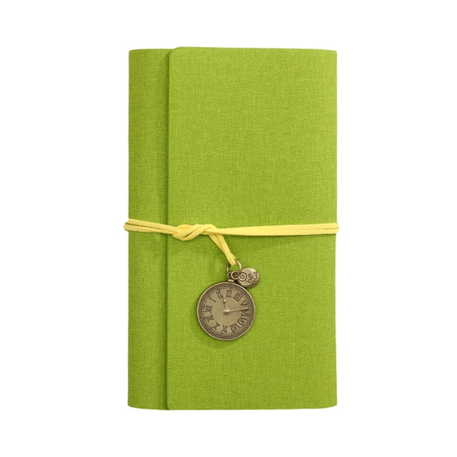 Dvumao Loose Leaf Binding Notebook, Vintage Journal for Hand Writing & Notes, Portable Stationery Book for Students & Office, 4.33x7.28 Inch