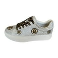 thumbnail image 3 of Women's Cuce White Boston Bruins Crystal Team Logo Sneakers, 3 of 3