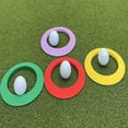 thumbnail image 3 of Hyasfey Silicone Golf Putting Ring Indoor Outdoor All-Direction Practice Golf Hole Putting Cup Putting Accuracy Trainer Golf Training Aid Golf Accessories, 3 of 7
