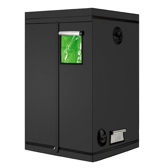 Plant Grow Tent, Dismountable Hydroponic Plant Growing Tent with Window Green & Black