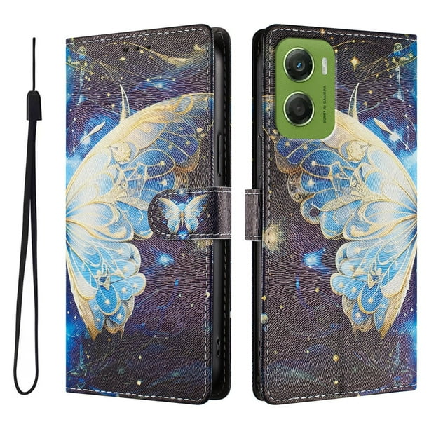 FOXDOCK Funda Tipo Cartera para Motorola Moto G06 4G con Soporte y Correa – Diseño de Patrones Lindos