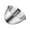 Silver, variant on Tizuqe Large Capacity Vegetable Serving Bowl Stainless Steel Bevel Lettuce Salad Bowl