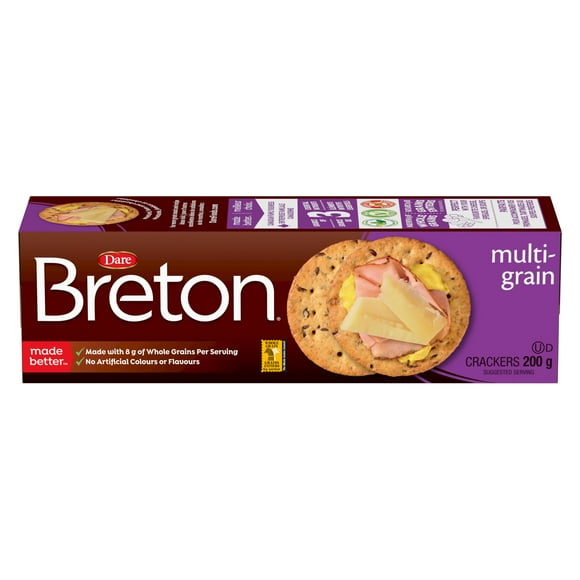 Breton Multigrain Crackers, Dare 200 gr