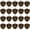 Bronze, variant on Heart Pendant Bezel Trays 20pcs Blank Cameo Base Trays Bezels Cabochon Domes Setting DIY Necklace Base for Jewelry Making