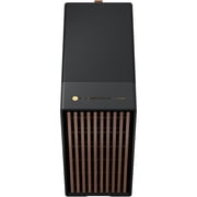 Fractal Design North Charcoal Black Chassis with Walnut Front and Mesh Side Panel ATX Mid Tower Computer Case
