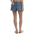 thumbnail image 3 of Mills by Millie Bobby Brown Women's Dolphin Hem Denim Shorts, Sizes XXS-XXL, 3 of 4