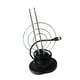 thumbnail image 3 of Antena de TV de interior tipo oreja de conejo, ligera, resistente y portátil para canales locales. Fácil de usar. Cable de 1 metro, 3 of 9