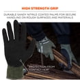 thumbnail image 5 of Proflex 7042 Ansi A4 Nitrile-coated Cr Gloves, Green, Medium, 12 Pairs/pack, Ships In 1-3 Business Days, 5 of 8