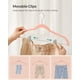 thumbnail image 3 of Perchas para pantalones SONGMICS, paquete de 30 unidades, de terciopelo con clips ajustables, 3 of 7
