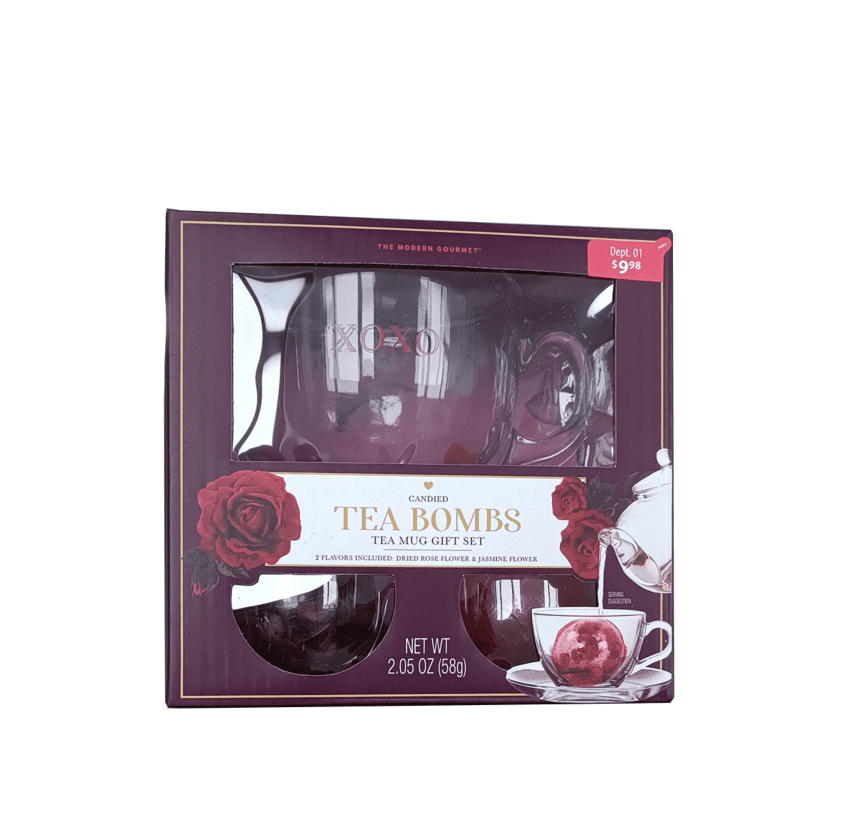 The Modern Gourmet Hot Drinks Candied Tea Bomb Mug Set, 2 Counts