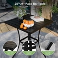 thumbnail image 3 of POTEBAN Outdoor Bar Height Set, Patio Swivel High Back Bar Stools Chairs with Bar Table for Backyard, Lawn, Balcony and Pool, 3 of 8