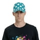 thumbnail image 4 of Fotbe Sky Blue And White Polka Dot Gorro Clásico de Béisbol, Gorra Ajustable con Broche Snapback, Gorro de Exterior de Algodón Suave, 4 of 6