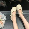 thumbnail image 6 of Sngxgn Flats Dress Shoes Comfortable Slip on Walking Flats(Beige,41), 6 of 6