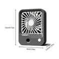 thumbnail image 2 of Bearachild Ventilador de niebla Ventiladores de aire portátiles Humidificador de enfriamiento Dormitorio Humidificadores Gris, 2 of 6