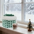 thumbnail image 5 of YHAICO Easter Candy Eggs Small Flower Basket Easter Gifts Bags Egg Storages Cute Cookies Beach Storage for Holiday Picnic Christmas Desktop Covered Snack Storage Box Living Room Clutter Basket, 5 of 6