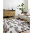 thumbnail image 6 of Hauteloom Brendy Living Room, Bedroom Area Rug - Contemporary, Geometric - Taupe, Ivory, Charcoal - 5' x 7'6", 6 of 6