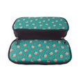 thumbnail image 5 of Lsque Starfish and Shell Printed Big Capacity PU Leather Pencil Case Large Pencil Pouch Stationery Pen Bag Pencil Holder for Teen, 5 of 6