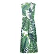 thumbnail image 4 of Robes pour Femmes, Robe Longue Portefeuille d'Été pour Femmes Couleurs Assorties Décontractée à Col en V Sans Manches Mignonne Longue, Robe d'Été Décontractée, 4 of 5