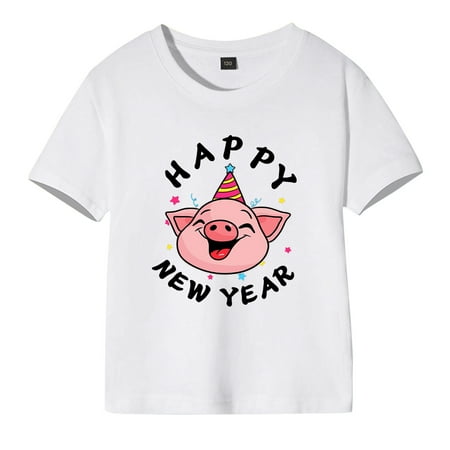 

Ydojg Toddler Girls Tops Cute Clothes Easter Summer Short Sleeve Letter Carton Prints T Shirt Tops For Children Clothes Soft For 9-10 Years