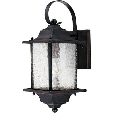 Hardware House Lantern Outdoor Fixture, Rust Patina Finish
