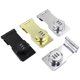 thumbnail image 2 of Cerradura de contraseña para puerta de armario empotrada gratuita, cerradura pequeña para armario de almacenamiento, cerradura para cajón de zapatero, cerradura de puerta doble con hebilla, 2 of 2