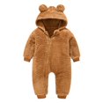 thumbnail image 1 of ¡Mono grueso de invierno con orejas de oso de peluche de color para niños y niñas Herrnalise, liquidación!, 1 of 3