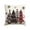 Red, variant on Sm:)e Snowman Red Winter Christmas Throw Pillow Cover 18x18 Inch Set of 2