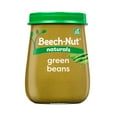 thumbnail image 2 of (3 pack) Beech-Nut Naturals Stage 1 Baby Food, Green Beans, 4 oz Jar, 2 of 8