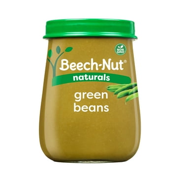 Beech-Nut Naturals Stage 1 Baby Food, Green Beans, 4 oz Jar
