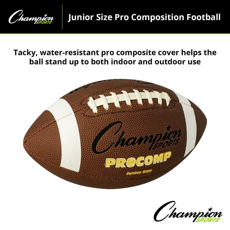 Pro Composite Football, Junior Size, Brown Pro Composite Football, Junior Size, Brown