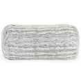 thumbnail image 3 of Jaxx Grand Lounger 7 Foot Bean Bag Sofa For Adults - Luxe Faux Fur Silver Fox, 3 of 5