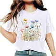 thumbnail image 5 of My Orders at Walmart 2024 Womens Tops Plus Size Sexy Tshirts Shirts V Neck Pack Cotton Blouses 3/4 Sleeve Ladies Tops and Blouses Dressy Tunic Tops Birthday Gifts for Wife, 5 of 7