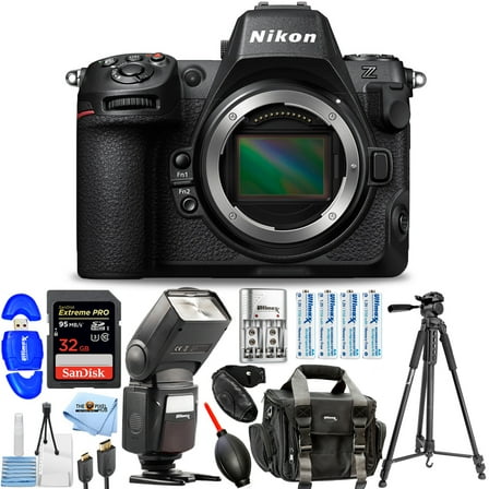 Nikon Z8 Mirrorless Camera 12PC Accessory Bundle - AUTHORIZED DEALER