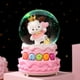 thumbnail image 1 of 80X80X130mmCircuito creativo de dibujos animados Kuromi Cinnamoroll adorable muñeca bola de cristal brillante caja de música decoración de escritorio regalo, 1 of 8
