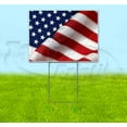 thumbnail image 1 of American Flag (18" x 24") Yard Sign, Includes Metal Step Stake, 1 of 6