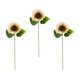 thumbnail image 2 of Ramo de girasoles artificiales de 3 piezas, flores silvestres artificiales, flores de novia para decoración de bodas, decoración artística, manualidad champán, 2 of 9