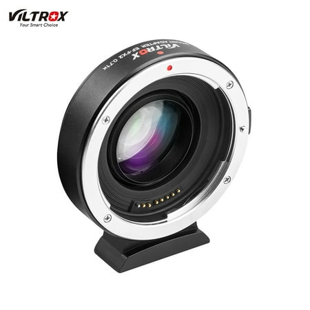 Viltrox EF-FX2 Auto Focus Lens Mount Adapter Ring 0.71X Focal Length Adjustable Aperture for Canon EF/EF-S Lens to Fuji X-Mount Mirrorless