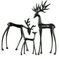 thumbnail image 3 of RICHMJ Plastic Reindeer Christmas Decor, 2025 Black Reindeer Christmas Decor, Elegant Indoor Holiday Decor, Vintage Standing Deer for Coffee Table Office Indoor（A）, 3 of 3