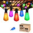 thumbnail image 1 of Guirnalda de luces LED multicolor para exteriores Achin de 7,6 m, impermeables, 1 of 8