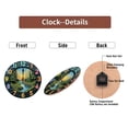 thumbnail image 7 of Elegant Wall Clock with Scenic Nature Landscape Design 10-Inch Silent Wooden Wall Clock, Battery Operated (AA Batteries Not Included), Artistic Home Decor, 7 of 7
