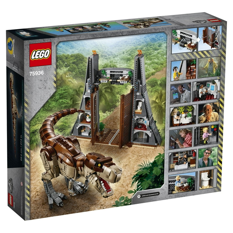 LEGO Jurassic World Jurassic Park: T. rex Rampage 75936 Building Kit 
