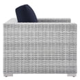 thumbnail image 5 of Modway Convene 6-Piece Outdoor Patio Set in Light Gray Navy, 5 of 10
