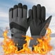 thumbnail image 4 of Guantes de invierno para esquí y ciclismo | Guantes resistentes al viento, impermeables y con forro polar para clima frío, 4 of 5