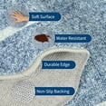 thumbnail image 3 of Hasoo Blue Wavy Border Area Rug for Living Room Indoor Bedroom Soft Textured 5' x 7' Carpet with Non-Slip Backing, 3 of 6