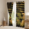 thumbnail image 3 of Manfei Mallard Duck Kitchen Curtains,Rustic Farmhouse Black Out Curtains Pack of 2 (42x63 Each),Pixeled Camouflage Decor, 3 of 7